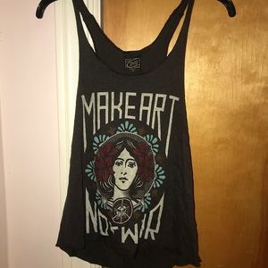 OBEY Make Art Not War Tank Top
